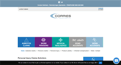 Desktop Screenshot of corries.co.uk